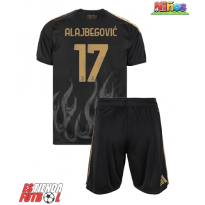 Juventus Kerim Alajbegovic #17 Tercera Equipación Niños 2026-27 Manga Corta (+ Pantalones cortos)